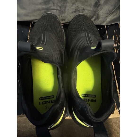AND1 Men BLACK Reaction 2.0 SlipOn Memory Foam Athletic LightWeight Sneakers 13M - Picture 7 of 7